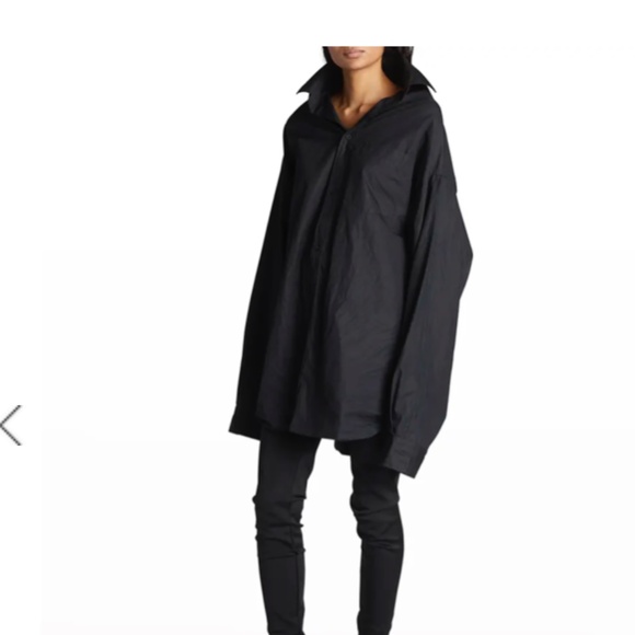 BALENCIAGA Oversized Poplin Shirt - Picture 1 of 12